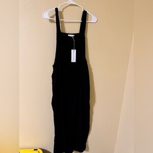 NWT Neuflora Olivia black corduroy dress